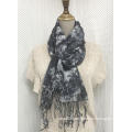 Silk and Cashmere Tie-dyed Fashionable Shawls